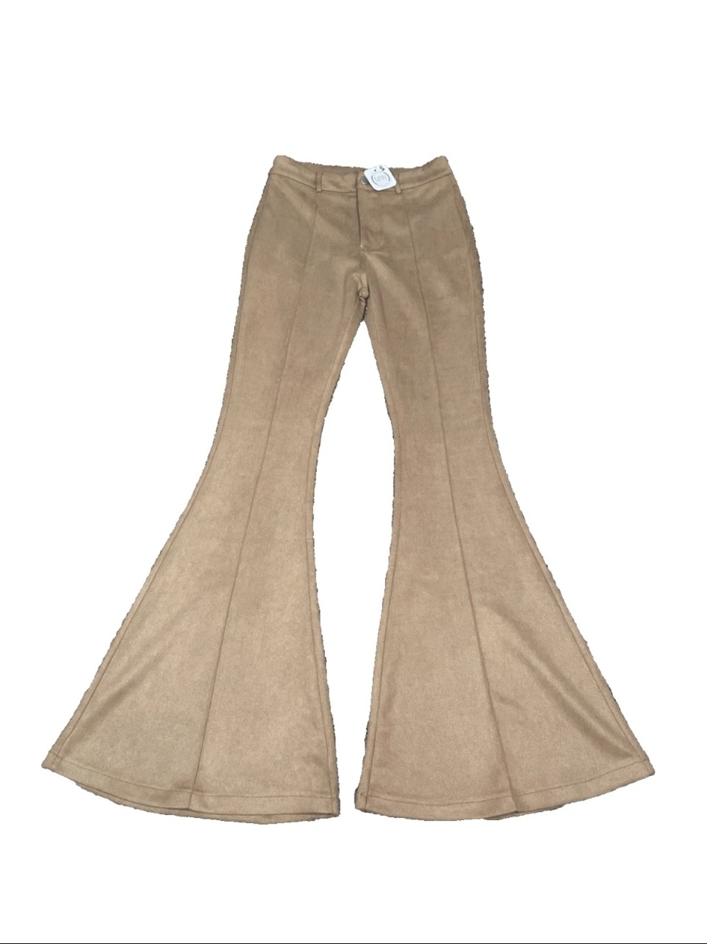 NEW Women’s Maude West Company Tan Suede Flared Size Small NWT - 1970's Theme